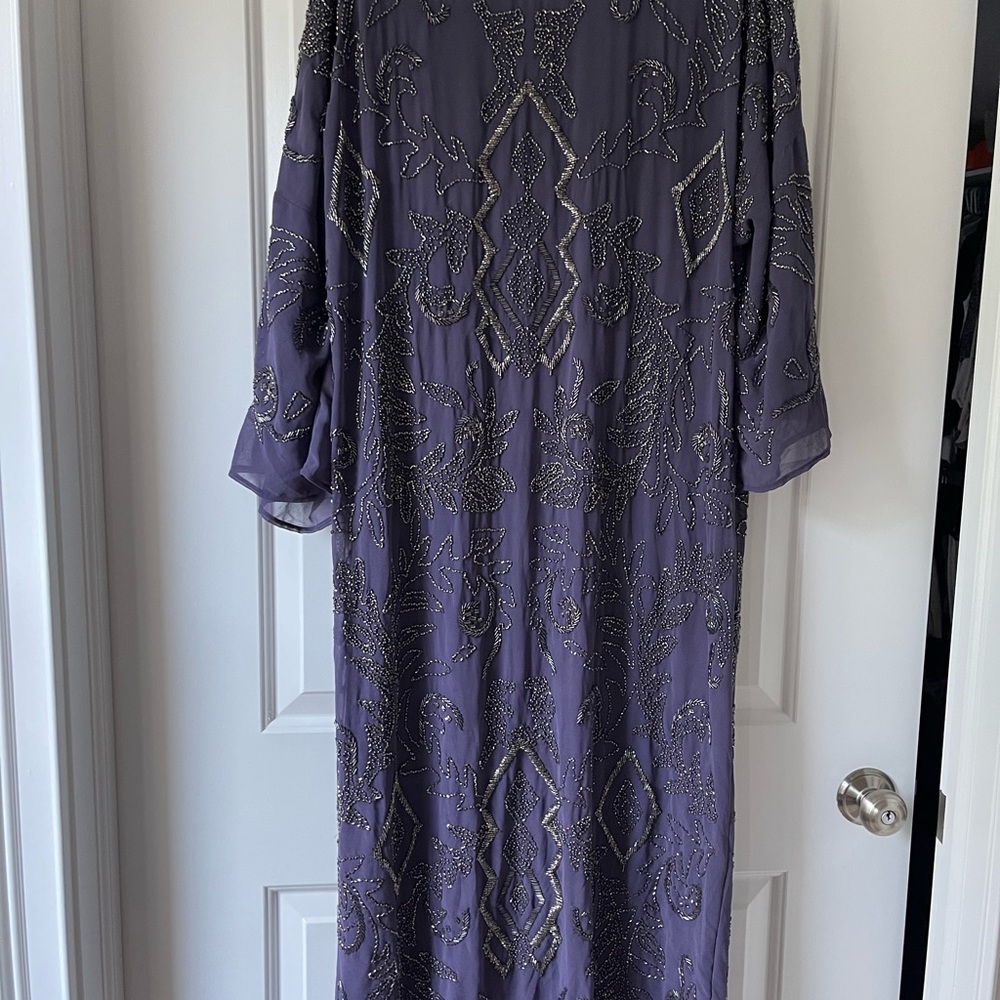 Zara beaded long dress new with tag - Picture 9 of 10